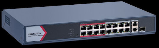 Hikvision DS-3E1318P-EI/M Managed L2 PoE+ Switch με 18 Θύρες Gigabit (1Gbps) Ethernet