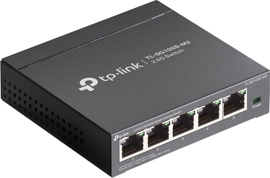 TP-LINK TL-SG105S-M2 Unmanaged L2 Switch with 5 Ethernet Ports