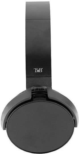 T'nB Single 2 Wireless / Wired On Ear Headphones with 8 hours of Operation Black