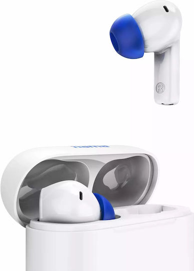 HAMA Passion Clear II In-ear Bluetooth Handsfree Căști cu Carcasă de Încărcare Alb