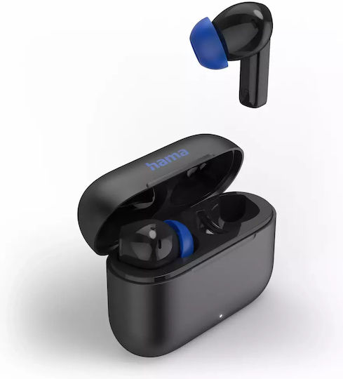 HAMA Passion Clear II In-ear Bluetooth Handsfree Ακουστικά με Θήκη Φόρτισης Μαύρα