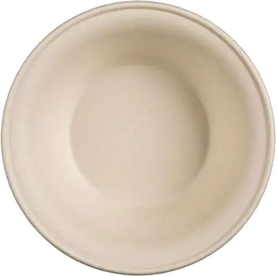 Tessera Set de 100 Boluri din trestie de zahăr cu Capacitate 1000ml Maro