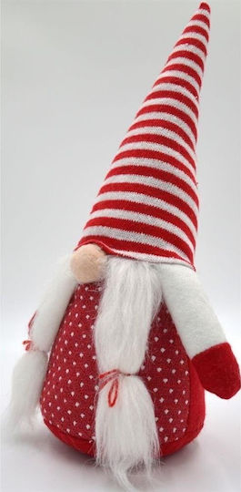 Saska Garden Weihnachtliche Kunststoff Figur Zwerge Beige Höhe 35cm