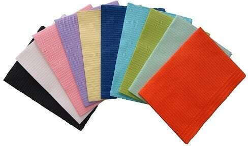 Bournas Medicals Dental Towel Pink 2ply + 1ply with Dispenser 125 Pieces