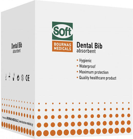 Soft Care Зъболекарска Кърпа Бяла 2ply + 1ply с Дозатор 500 Бройки
