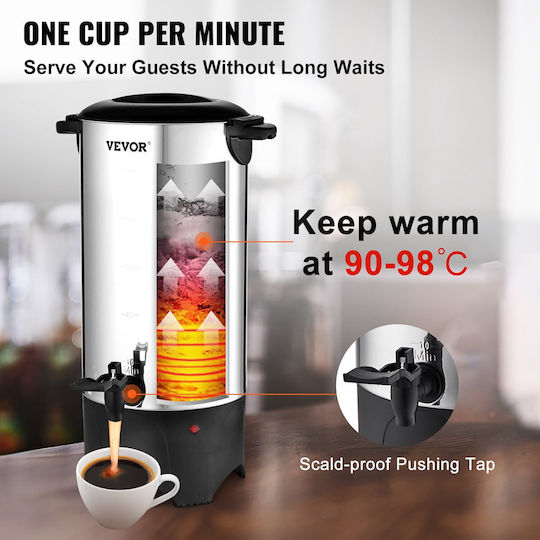 Vevor Coffee-Tea Buffet Kettle 7.4lt 1kW 26x25x45.5cm