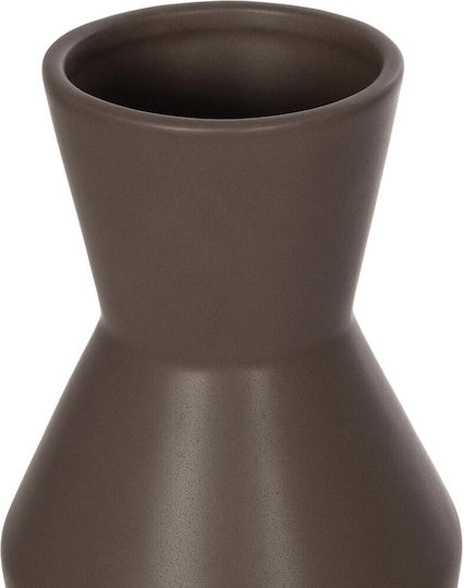 GloboStar Decorative Vase Artificial Garden Unique Brown 10x10x24cm