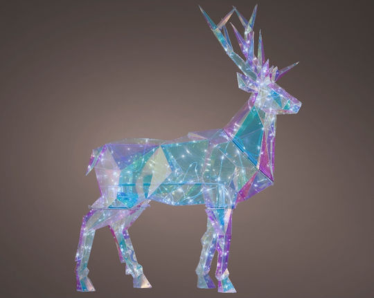 Lumineo Illuminated LED Reindeer Micro Cool White Light 90cm Lumineo