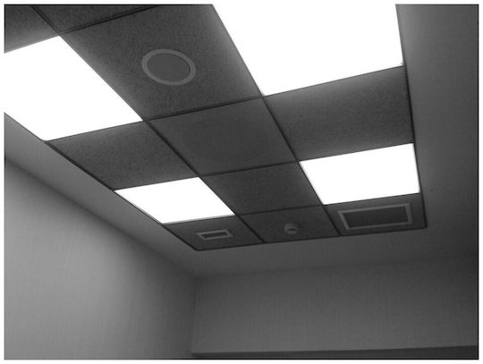 NVOX Commercial Bell Light 36W Cool White with Built-in LED White Ø120xH30cm