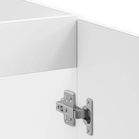 Kalmar Ντουλάπι Νεροχύτη Λευκό 80x46x81.5εκ.
