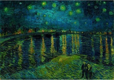 Van Gogh Starry Night Over The Rhone Puzzle 2D 1000 Pieces