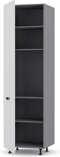 Craft Кухненска Колона Бял 60x57x214бр