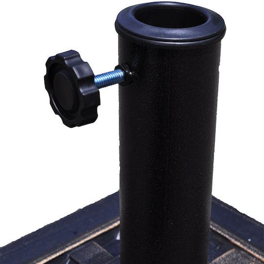 Costway Stand de umbrelă din Plastic Bronze Shade 44x44x33cm