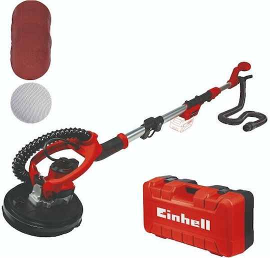 Einhell Τηλεσκοπικό Τριβείο Γυψοσανίδας και Μπετού Μπαταρίας με Δυνατότητα Αναρρόφησης Σκόνης TE-DW 18/225 Li - Solo