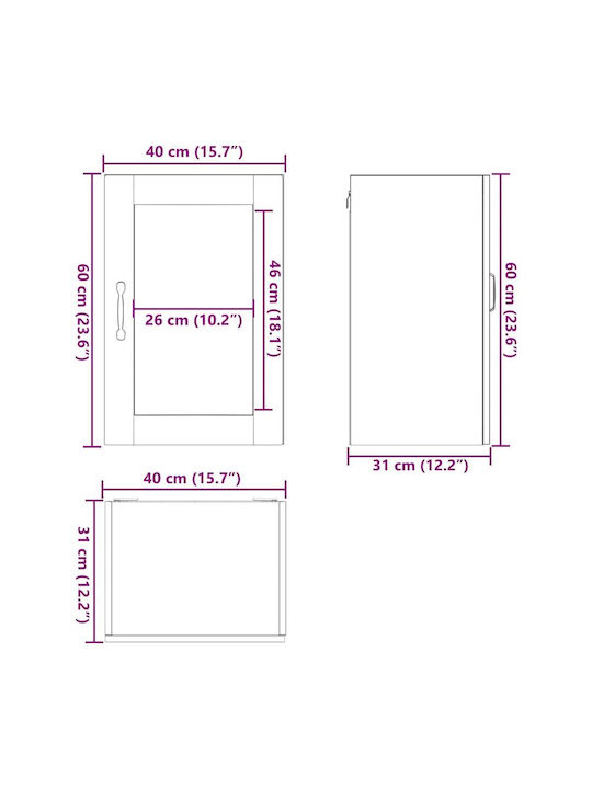 Oak Sonoma 40x31x60buc