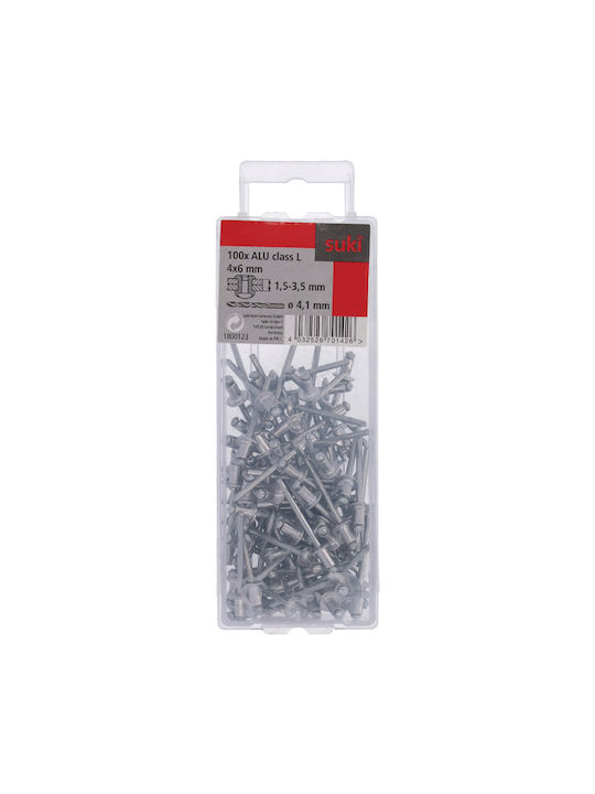 Suki Πριτσίνια Αλουμινίου M6x40mm
