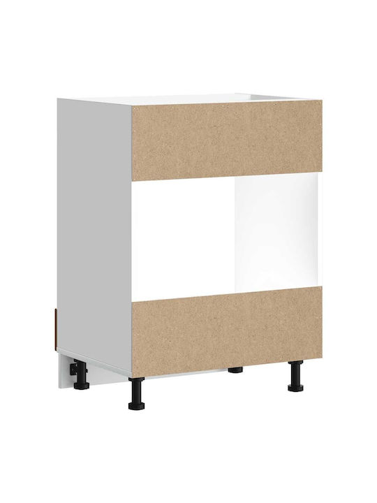 Porto Шкаф за Долен Фурна Brown Oak 60x46x81.5бр