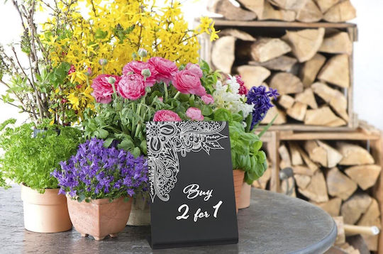 Securit Tabletop Chalk Board 3 Pieces 21.5x15cm