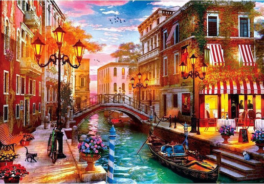 Puzzle Cle 500 Compact Sunset Over Venice 35586