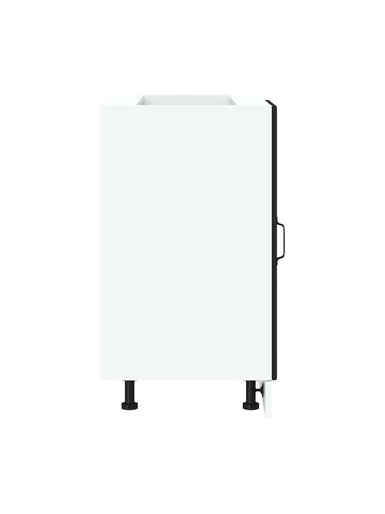 Lucca Dulap pentru Chiuvetă Negru 80x46x81.5buc