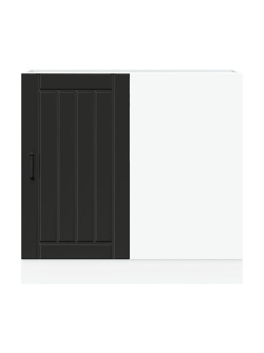 Lucca Dulap pentru Chiuvetă Negru 80x46x81.5buc