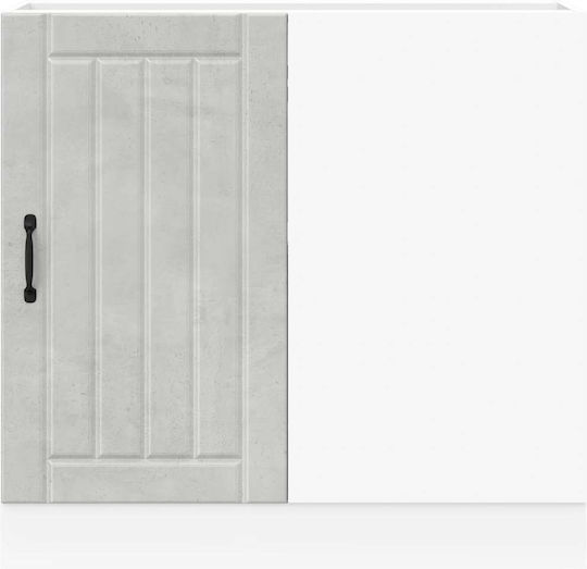 Lucca Dulap pentru Chiuvetă Gri 80x46x81.5buc