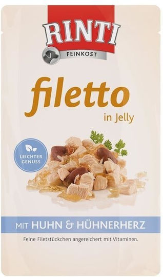 Rinti Filetto Υγρή Τροφή Σκύλων σε Φακελάκι με Κοτόπουλο 100gr
