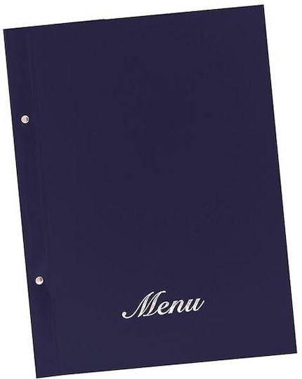 Next Wine List Made of PU Leather in Blue Colour 32x23.5 cm Basic