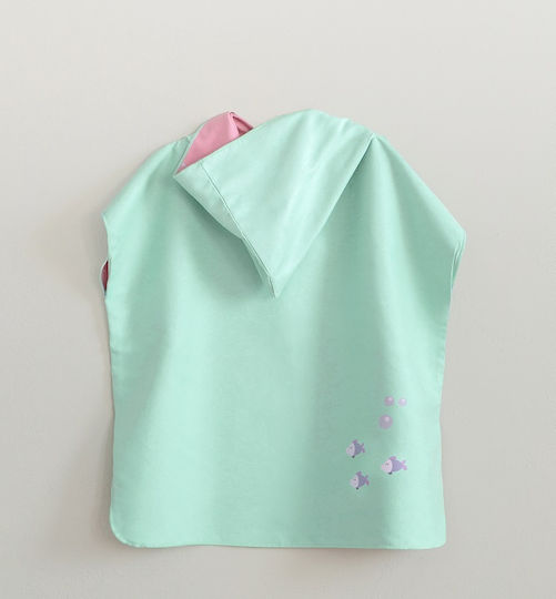 Kid's Poncho Mermaid's Home Nima Home Microfiber 05-08