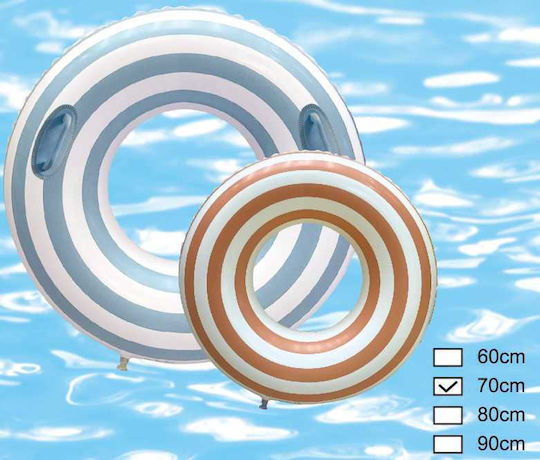 Inflatable Kids' Swim Ring with Diameter 90cm. Orange