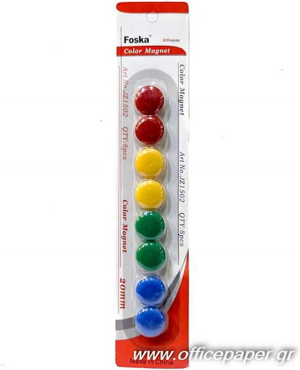 Foska Magnet 20mm 8τμχ JS1502