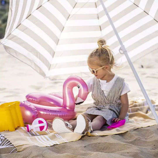 Swim Essentials Παιδικό Σωσίβιο Κουλούρα Φλαμίνγκο Splitring Rose Gold Flamingo με Διάμετρο 56εκ. από 3 Ετών Ροζ