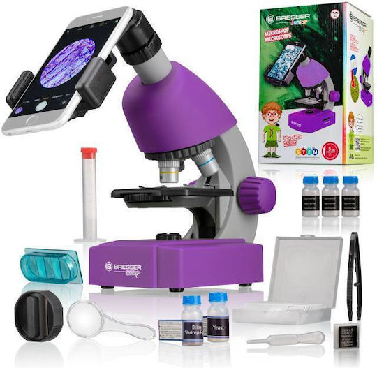 Bresser 40x-640x Microscope Lila Ψηφιακό Μικροσκόπιο
