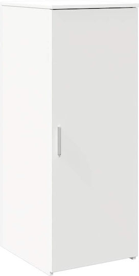 Дървен Бюро Шкаф Бял 40x45x103.5см