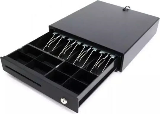 ICS Cash Drawer with 8 Coin Slots and 4 Slots for Bills 33.5x36.8x8cm