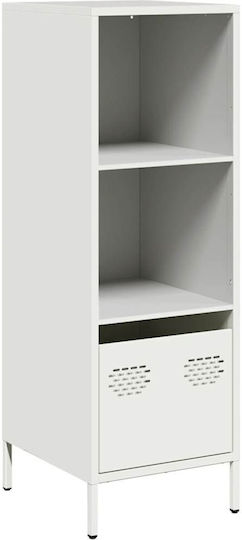 Metallisches Büroaufbewahrungsschrank Weiß 35x39x103,5cm