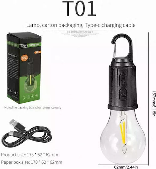 Soultronic Rechargeable Led Lamp for Camping Waterproof