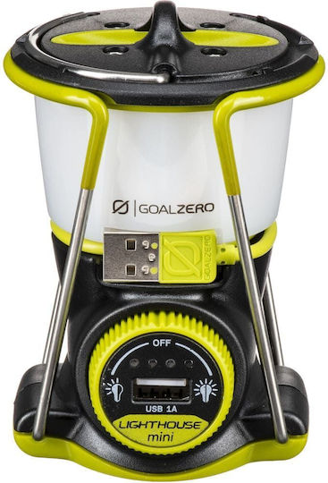 Goal Zero Lighthouse Mini Φανάρι Επαναφορτιζόμενο για Camping με Φακό Φορητό 210lm 5W