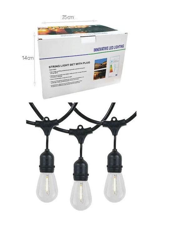 Hanging Lights Outdoor Light String 10m