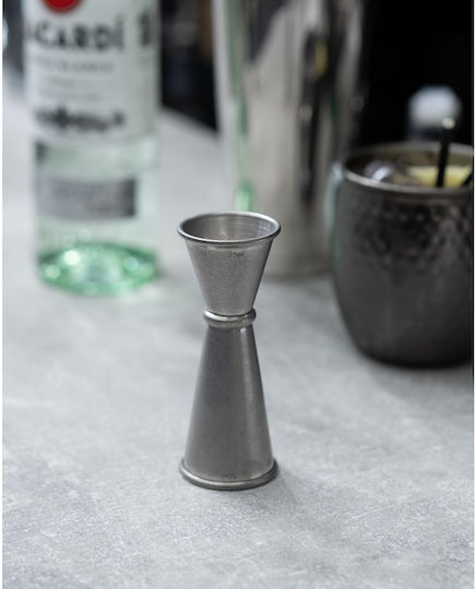 GenWare Double Bar Spirit Measure 15/35ml Inox