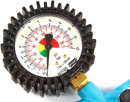 Hazet 9041-1 Air Pressure Gauge with Tyre Inflator Pistol 12bar