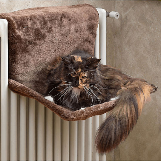Ferplast Radiator Hängematte Katze für Heizkörper Braun 50x50x24cm