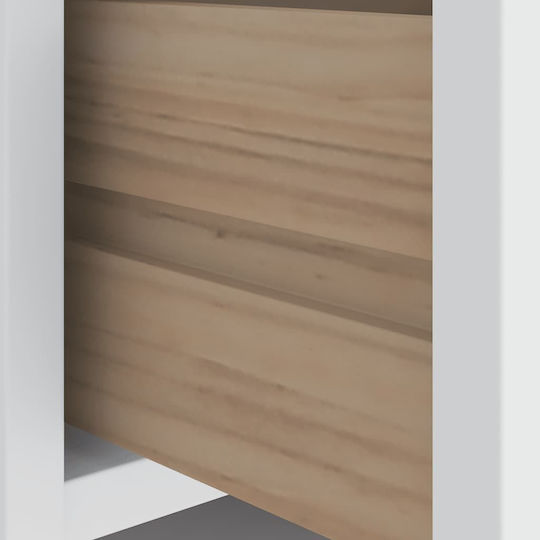 Sandens Eingangsmöbel mit Schuhschrank & Bank White 87x40x50cm