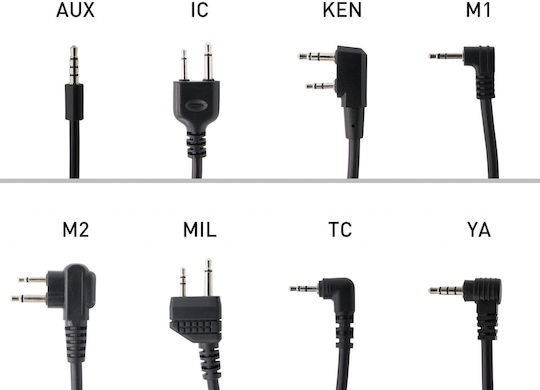 Opsmen Hunting Accessory PTT Switch for Earmor Ear Defenders Motorola Single Standard Plug