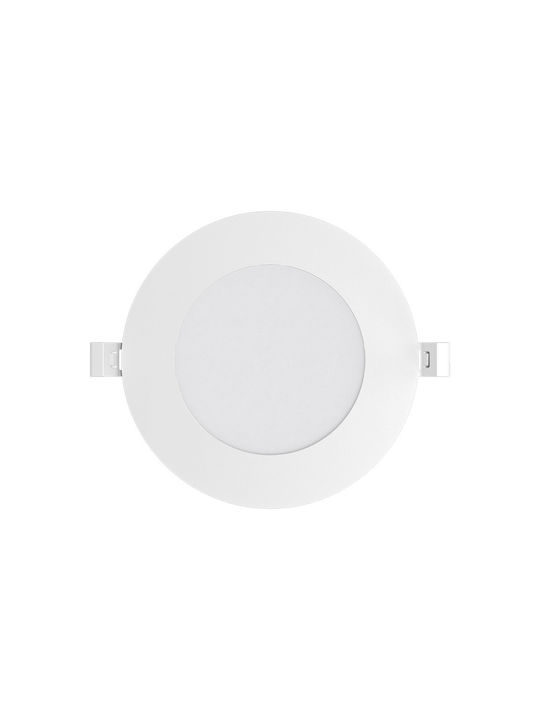 Braytron Round Recessed LED Panel 6W with Natural White Light 4000K