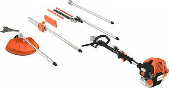 Ruris DAC 335 Garden Multi Tool Gasoline 4 in 1 Chainsaw Lawnmower Hedge Trimmer Attachment Extension