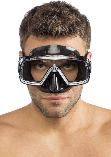 CressiSub Diving Mask Silicone Liberty Triside Black
