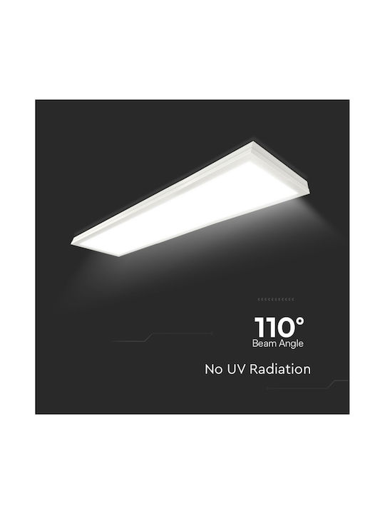 V-TAC Paralelogram Panou LED Putere 40W cu Alb Rece Lumini 120x30cm.