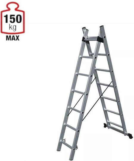 Vesta Doppelter Kombinationsleiter Aluminium