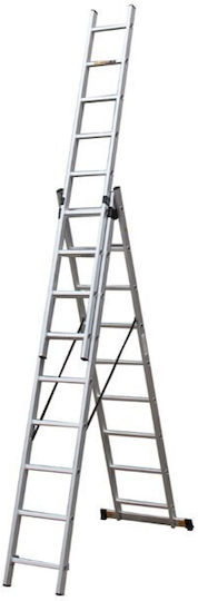 Prostep Triplu Scara combinata Aluminiu 3x9